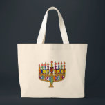 Lycklig Hanukkah Dreidels Menorah Jumbo Tygkasse<br><div class="desc">Du visar Lee Hiller Design Collection. Apparatur,  gåvor och samlarföremål Lee Hiller Photography eller Digital Art Collection. Du kan visa hennes naturfotografi på http://HikeOurPlanet.com/ och följa hennes vandrande blogg i Hett Vår nationalpark.</div>