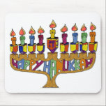 Lycklig Hanukkah Dreidels Menorah Musmatta<br><div class="desc">Du visar Lee Hiller Design Collection. Apparatur,  gåvor och samlarföremål Lee Hiller Photography eller Digital Art Collection. Du kan visa hennes naturfotografi på http://HikeOurPlanet.com/ och följa hennes vandrande blogg i Hett Vår nationalpark.</div>