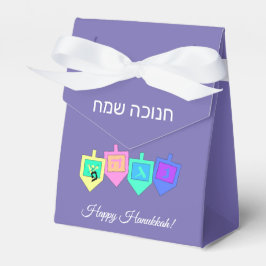 Lycklig Hanukkah English Hebrew Presentaskar