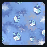 Lycklig Hanukkah Falling Stars and Dreidels Fyrkantigt Klistermärke<br><div class="desc">Du visar Lee Hiller Design Collection. Apparatur,  gåvor och samlarföremål Lee Hiller Photography eller Digital Art Collection. Du kan visa hennes naturfotografi på http://HikeOurPlanet.com/ och följa hennes vandrande blogg i Hett Vår nationalpark.</div>