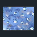 Lycklig Hanukkah Falling Stars and Dreidels Helg Vykort<br><div class="desc">Du visar Lee Hiller Design Collection. Apparatur,  gåvor och samlarföremål Lee Hiller Photography eller Digital Art Collection. Du kan visa hennes naturfotografi på http://HikeOurPlanet.com/ och följa hennes vandrande blogg i Hett Vår nationalpark.</div>