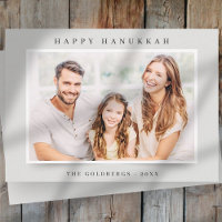 Lycklig Hanukkah-familjfoto för enkel Elegant Anpa