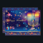 Lycklig Hanukkah-festivalen i Ljus Guld Inbjudningar<br><div class="desc">Inbjudan till Lycklig Hanukkah-festivalen i Ljus. Vacker judisk lyxinbjudan till Helgdag eller hälsningskort. Lycklig Hanukkah - hebretext (manus) judisk bakgrund av Helgdag Hanukkah Bokeh ljus med traditionella Chanukah-symboler - trädrömmar (spinnande topp), nötter, menorah, ljus, stjärnan av David och glansande ljus tapet mönster, Guld Ram. Hanukkah Festival Dekoration. Jerusalem, Israel. Inbjudningar...</div>