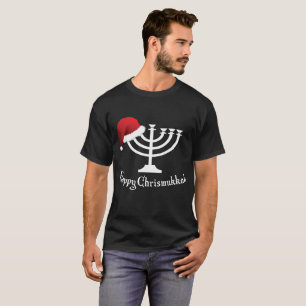 Lycklig Hanukkah för jul för Chrismukkah T-tröj Tröja