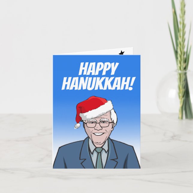 Lycklig Hanukkah från Bernie Sanders Kort (Framsida)
