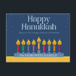 Lycklig Hanukkah Funny Vykort<br><div class="desc">Lycklig Hanukkah Funny vykort</div>