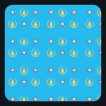 Lycklig Hanukkah Fyrkantigt Klistermärke<br><div class="desc">Lycklig Hanukkah</div>