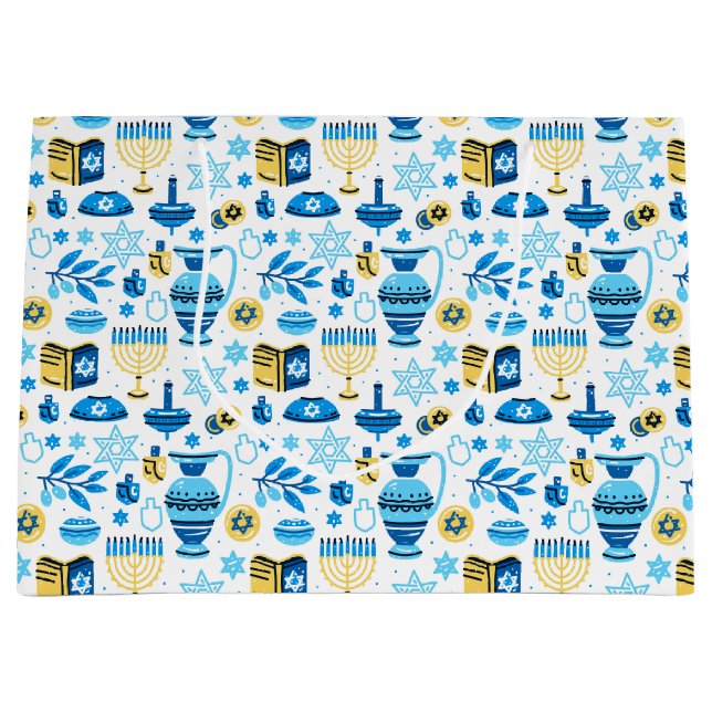 Lycklig Hanukkah Gift Bag (Framsidan)