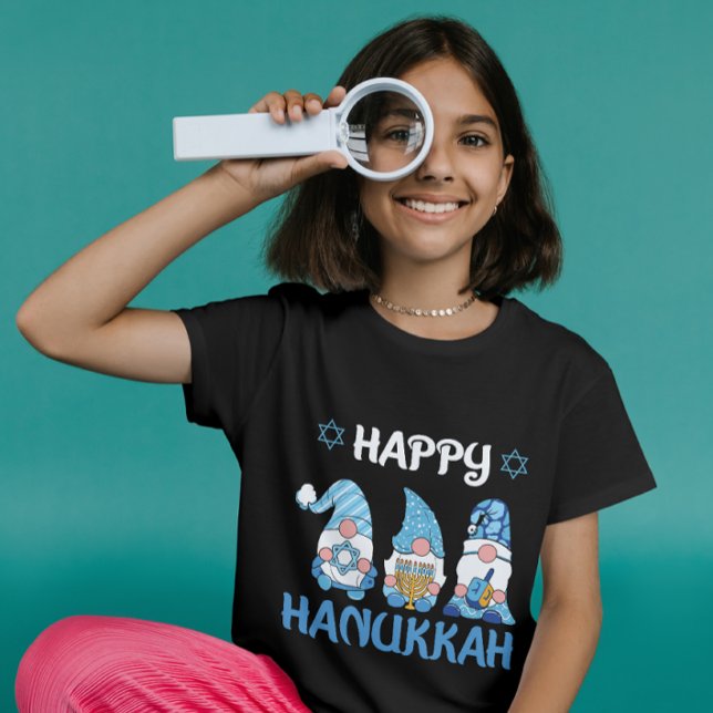 Lycklig Hanukkah Gnomes T Shirt (Skapare uppladdad)
