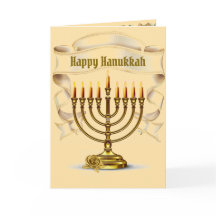 Lycklig Hanukkah Greeting Card