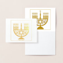 LYCKLIG HANUKKAH-guldkort