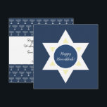 Lycklig Hanukkah Hälsning Kort<br><div class="desc">Digital Art</div>