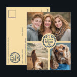 Lycklig Hanukkah Hand-Drawn ANPASSNINGSBAR 3 PHOTO Vykort<br><div class="desc">Hoppas du gillar den här helgdag. Lägg till egna foton längst fram genom att klicka på "Anpassa den här mallen". Se till att du ordnar dina foton under cirkelbild och teckningar. Allt är justerbart. Redigera även texten på baksidan genom att klicka på "anpassa" och ändra färgen för teckensnitt och bakgrund....</div>