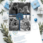 Lycklig Hanukkah Hand-Drawn ANPASSNINGSBAR 3 PHOTO Vykort<br><div class="desc">Hoppas du gillar den här helgdag. Lägg till egna foton längst fram genom att klicka på "Anpassa den här mallen". Se till att ordna dina foton under "gruppen" som skapar gräns runt bilderna. Allt är justerbart. Redigera även texten på baksidan genom att klicka på "anpassa" och ändra färgen för teckensnitt...</div>