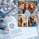 Lycklig Hanukkah Hand-Drawn ANPASSNINGSBAR 3 PHOTO Vykort<br><div class="desc">Hoppas du gillar den här helgdag. Lägg till egna foton längst fram genom att klicka på "Anpassa den här mallen". Se till att du ordnar dina foton under cirkelbild och teckningar. Allt är justerbart. Redigera även texten på baksidan genom att klicka på "anpassa" och ändra färgen för teckensnitt och bakgrund....</div>