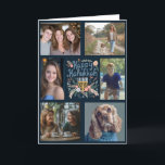 LYCKLIG HANUKKAH Hand Drawn ANPASSNINGSBAR 6 PHOTO Helgkort<br><div class="desc">Hoppas du gillar den här handdragna helgdag. Klicka på "anpassa" om du vill redigera och lägga till egna foton och text både framtill och inuti. Ta bort eller flytta teckningssymboler på insidan och baksidan om du vill. Tillgänglig även som digital nedladdning som ska skickas via e-post eller textmeddelande och spara...</div>