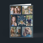 LYCKLIG HANUKKAH Hand Drawn ANPASSNINGSBAR 6 PHOTO Helgkort<br><div class="desc">Hoppas du gillar den här handdragna helgdag. Klicka på "anpassa" om du vill redigera och lägga till egna foton och text både framtill och inuti. Ta bort eller flytta teckningssymboler på insidan och baksidan om du vill. Tillgänglig även som digital nedladdning som ska skickas via e-post eller textmeddelande och spara...</div>