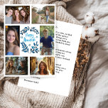 LYCKLIG HANUKKAH Hand Drawn ANPASSNINGSBAR 6 PHOTO Julkort<br><div class="desc">Hoppas du gillar den här helgdag. Klicka på "anpassa" om du vill redigera och lägga till egna foton och texter längst fram och bakåt. Tillgänglig även som digital nedladdning som ska skickas via e-post eller textmeddelande och spara på porto. Kolla min butik för mer matchande saker som gratulationskort, vykort, klistermärken,...</div>