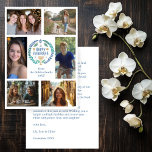 LYCKLIG HANUKKAH Hand Drawn ANPASSNINGSBAR 6 PHOTO Julkort<br><div class="desc">Hoppas du gillar den här helgdag. Klicka på "anpassa" om du vill redigera och lägga till egna foton och texter längst fram och bakåt. Tillgänglig även som digital nedladdning som ska skickas via e-post eller textmeddelande och spara på porto. Kolla min butik för mer matchande saker som gratulationskort, vykort, klistermärken,...</div>