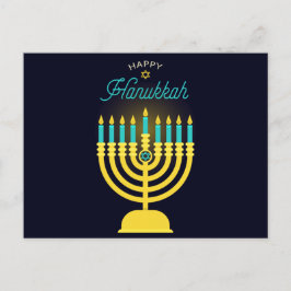 Lycklig Hanukkah Helg Vykort