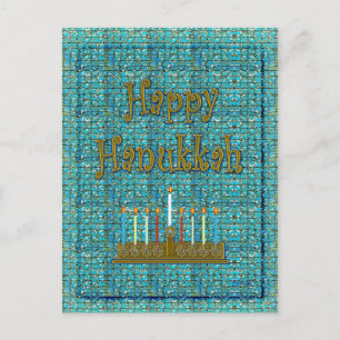Lycklig Hanukkah Helg Vykort