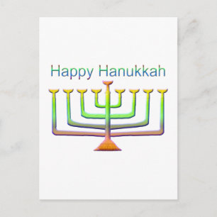 Lycklig Hanukkah Helg Vykort
