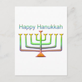 Lycklig Hanukkah Helg Vykort