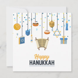 Lycklig Hanukkah Helgdag Icon Dekorations