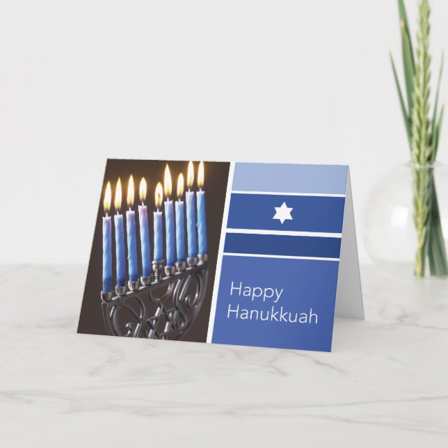 Lycklig Hanukkah Helgkort (Framsida)