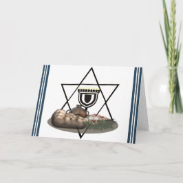 Lycklig Hanukkah Helgkort