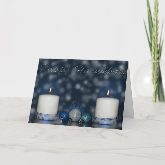 Lycklig Hanukkah Helgkort (Framsida)