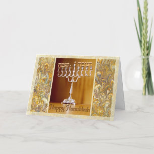Lycklig Hanukkah Helgkort