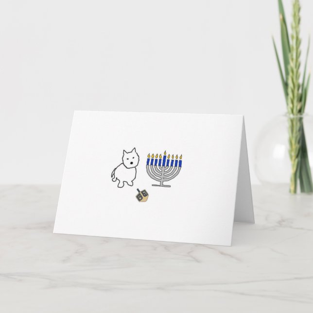 Lycklig Hanukkah Helgkort (Framsida)