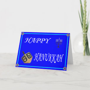 Lycklig Hanukkah Helgkort