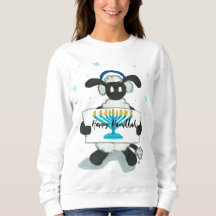 Lycklig Hanukkah Henely Long Sleeve Tee-Shirt