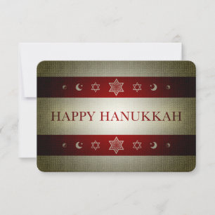lycklig hanukkah inbjudningar