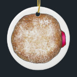 Lycklig Hanukkah Jelly Donut Doughnut Sufganiyah Julgransprydnad Keramik<br><div class="desc">Ornament har en originalmarkör som illustrerar en utsökt gelégodis. Perfekt för att fira Hanukkah. Denna design finns också tillgänglig för andra produkter. Ser du inte vad du är tittar för? Behöver du hjälp med anpassning? Kontakta Rebecca för att få något designat bara för dig.</div>