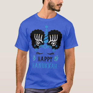 Lycklig Hanukkah Jewnicorn God jul Chanukah T Shirt
