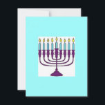 Lycklig Hanukkah Julkort<br><div class="desc">Hanukkah-design</div>