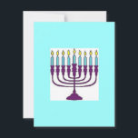 Lycklig Hanukkah Julkort<br><div class="desc">Hanukkah-design</div>