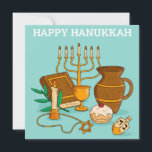 Lycklig Hanukkah Julkort<br><div class="desc">Lycklig Hanukkah</div>
