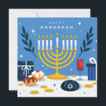 Lycklig Hanukkah Julkort<br><div class="desc">Lycklig Hanukkah</div>