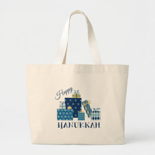 Lycklig Hanukkah Jumbo Tygkasse