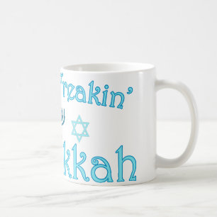 lycklig hanukkah kaffemugg