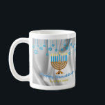 Lycklig Hanukkah Kaffemugg<br><div class="desc">Oy to the World</div>