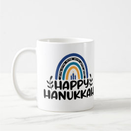 Lycklig Hanukkah Kaffemugg
