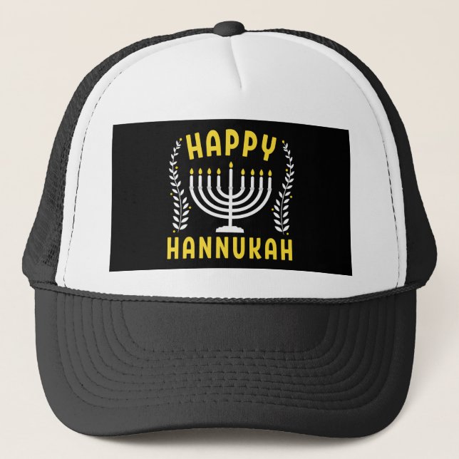 Lycklig Hanukkah Keps (Framsida)