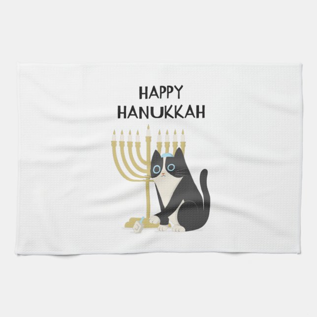 LYCKLIG HANUKKAH KÖKSHANDDUK (Horisontell)