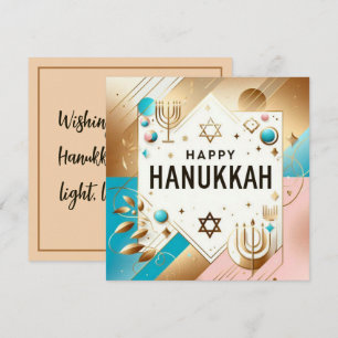 Lycklig Hanukkah Kort