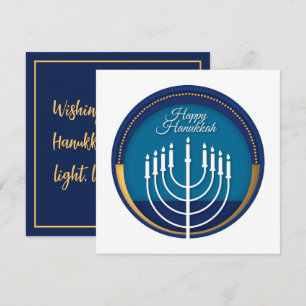 Lycklig Hanukkah Kort